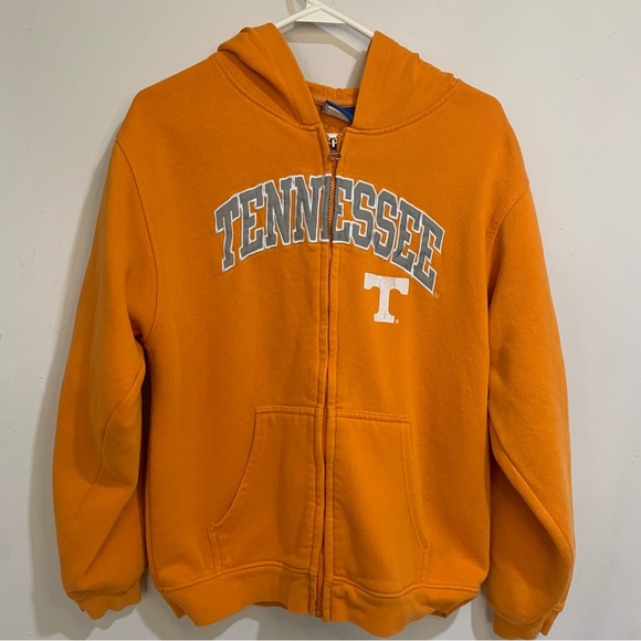 Vintage Tops - Vintage 90s Y2K Tennessee Hoodie Sweatshirt Full Zip